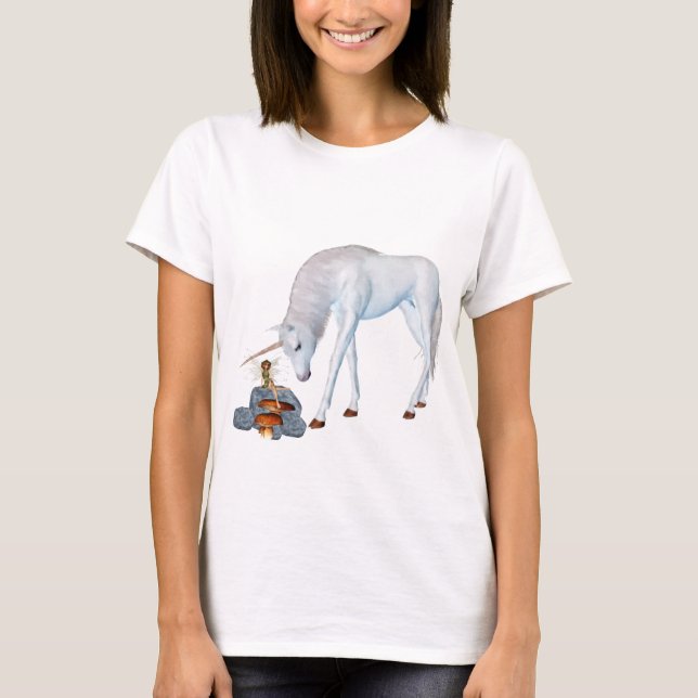Unicorn och Fairy T-Shirt (Framsida)