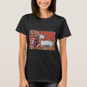 UNICORN- OCH FANTASIBLOMMOR, BLOM- MOTIVMONOGRAM TRÖJA