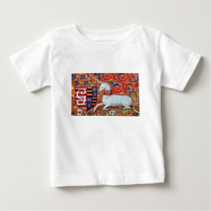 UNICORN- OCH FANTASY-FLÖDEN,BLOMMIGT MOTIFS MONOGR TRÖJA
