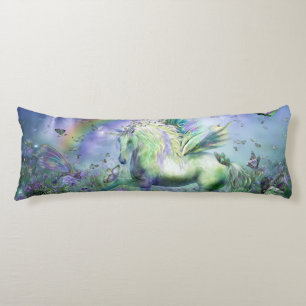 unicorn och fjärilar kroppskudde