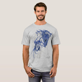 Unicorn och krama för drake tee shirt