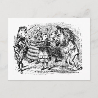 Unicorn och Lejon Vykort