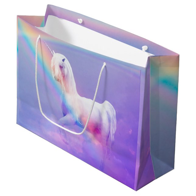 Unicorn och regnbåge (Framsidan Vinklad)