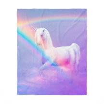 Unicorn och regnbåge