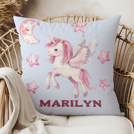 Unicorn och Stars Kudde