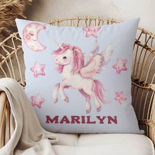 Unicorn och Stars Kudde