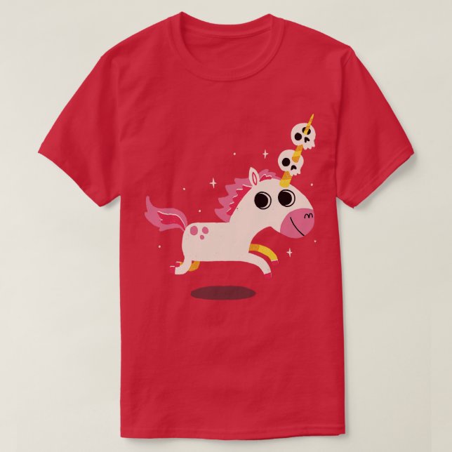 Unicorn of Death T Shirt (Design framsida)