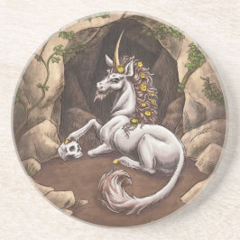 Unicorn of Earth Inslag Fantasy Art Underlägg