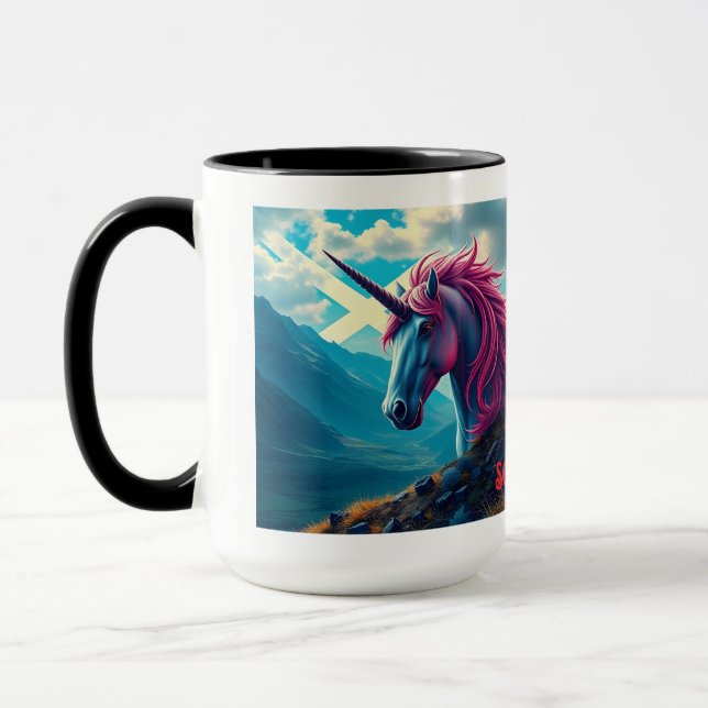 Unicorn of Scotland Mugg (Vänster)