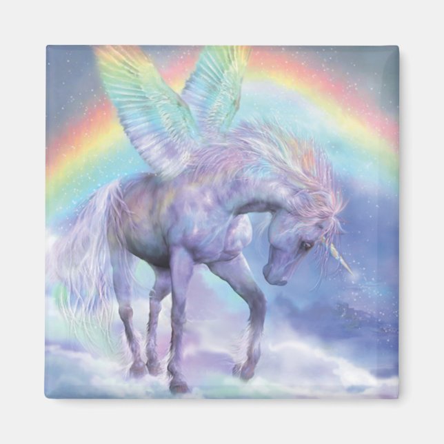 Unicorn of the Rainbow Art Magnet (Framsidan)