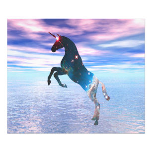 Unicorn of the stars fototryck