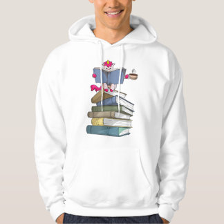 Unicorn on Bokar Drinking Coffee Unicor Hoodie