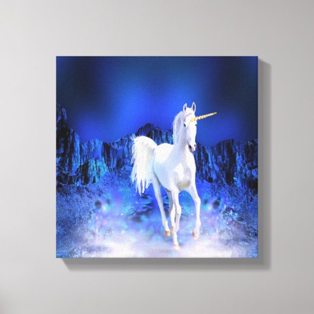 Unicorn Önskemål Canvastryck (Framsida)