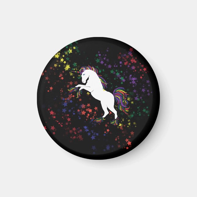 Unicorn på 80-talet magnet (Framsidan)