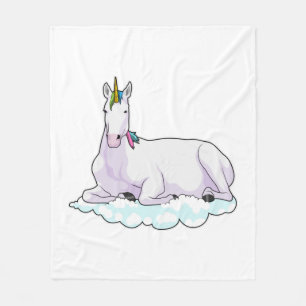 Unicorn på Cloud Fleecefilt