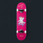 Unicorn på skateboard-för barn mini skateboard bräda 18,5 cm<br><div class="desc">Unicorn på skateboard med personlig captions Unicorn Personlig Skateboard CLICK on PERSONALIZE MMPLATE OPTION AND Enter the NAMN. du kan även anpassningsbar andra bildtexter. Skateboard för coola designad med levande färg och för bakgrunden och en funky som förenar en skateboard. Skateboard ger en underbar gåva till en enhörning av älskare....</div>