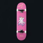 Unicorn på skateboard-för barn mini skateboard bräda 18,5 cm<br><div class="desc">Unicorn på skateboard med personlig captions Unicorn Personlig Skateboard CLICK on PERSONALIZE MMPLATE OPTION AND Enter the NAMN. du kan även anpassningsbar andra bildtexter. Skateboard för coola designad med levande färg och för bakgrunden och en funky som förenar en skateboard. Skateboard ger en underbar gåva till en enhörning av älskare....</div>