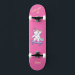 Unicorn på skateboard-för barn mini skateboard bräda 18,5 cm<br><div class="desc">Unicorn på skateboard med personlig captions Unicorn Personlig Skateboard CLICK on PERSONALIZE MMPLATE OPTION AND Enter the NAMN. du kan även anpassningsbar andra bildtexter. Skateboard för coola designad med levande färg och för bakgrunden och en funky som förenar en skateboard. Skateboard ger en underbar gåva till en enhörning av älskare....</div>