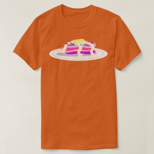 Unicorn Pancakes T Shirt (Design framsida)