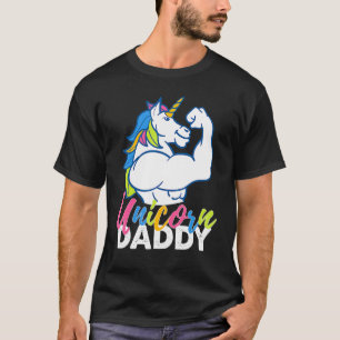 Unicorn pappa Magic Fitness BodyBuilder Pappa T Shirt