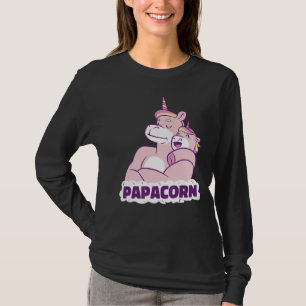 Unicorn pappa och Baby Pappa Pappa Barn i Far Fa T Shirt