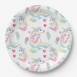 Unicorn Papper Plate