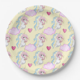Unicorn Papper Plate