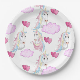 Unicorn Papper Plate