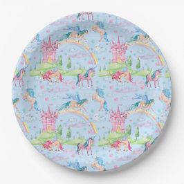 Unicorn Papper Plate