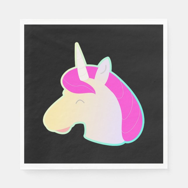 unicorn! pappersservett (Framsidan)