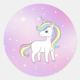 Unicorn Party Collection! Runt Klistermärke