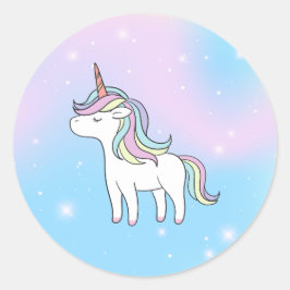 Unicorn Party Collection! Runt Klistermärke