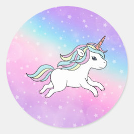 Unicorn Party Collection! Runt Klistermärke