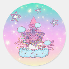 Unicorn Party Collection! Runt Klistermärke