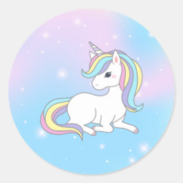 Unicorn Party Collection! Runt Klistermärke
