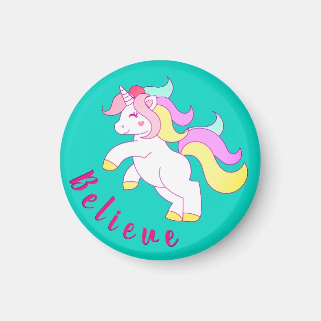 Unicorn Party favors Magnet (Framsidan)
