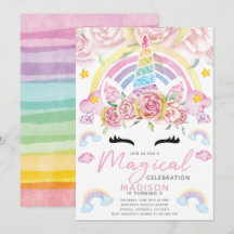 Unicorn Party Magic Birthday