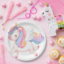 Unicorn Party Papper Plate