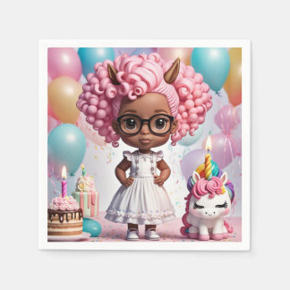 Unicorn party pappersservett