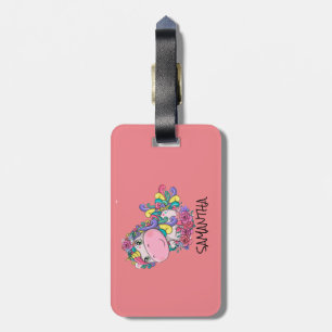 Unicorn Party Rosa Luggage Tag Bagagebricka