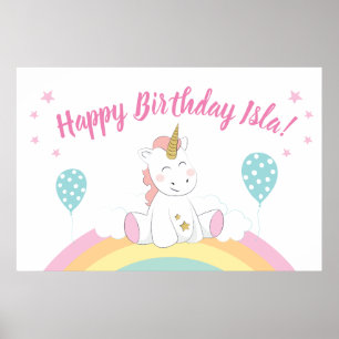 Unicorn party, Unicorn poster