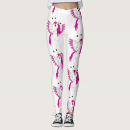 Unicorn Party White Leggings