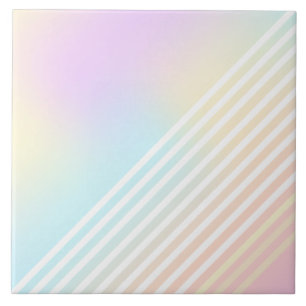 Unicorn pastel blend white pastel rand dekor kakelplatta