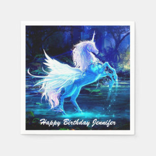Unicorn Pegasus Fantasy i måndagskväret Pappersservett