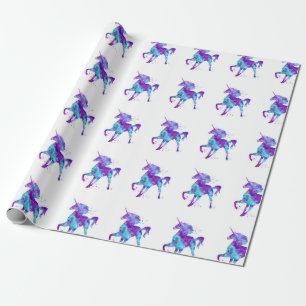 Unicorn pegasus fantasy-papper för gåvor presentpapper