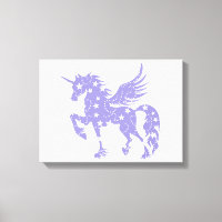 Unicorn pegasus - Välj bakgrund färg