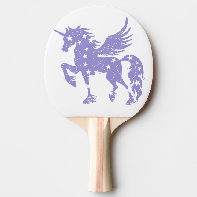 Unicorn pegasus - Välj bakgrund färg Pingisracket (Framsidan)