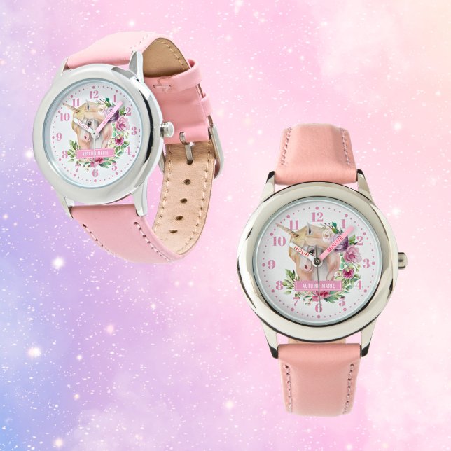 Unicorn Personlig Anpassningsbar Barn Watch Armbandsur (Skapare uppladdad)