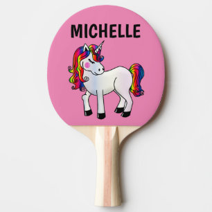 UNICORN PERSONLIG ROSA PING PONG PADDLES PINGISRACKET