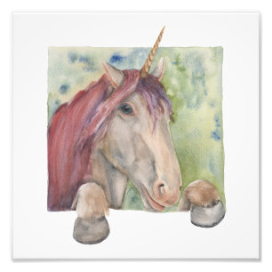 Unicorn Photo Print Fototryck